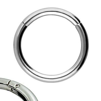 Chirurgisch Staal 316L Piercing ring Zilver - 10mm - Dikte 1.2mm piercing helix - piercing oor - ring piercing- - Anti allergie piercing - Ringetje geschikt voor Helix, Tragus, Septum, Lip, Neus & wenkbrauw piercing-