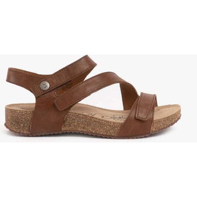 Josef Seibel - TONGA 25 - Sandalen met hakDames Sandalen - Kleur: Cognac - Maat: 37