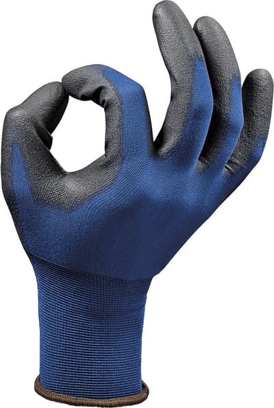 SIR SAFETY SILK Werkhandschoenen Donkerblauw Tuinhandschoenen - Nylon - Antislip Vingergevoelig Ademend - 12 Stuks