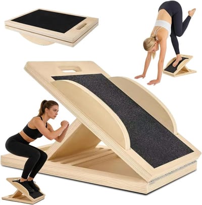 HEZIVO® Squat Wedge - Slant Board - Stretch Block - Balans Krachttraining en Fitness - Verstelbaar
