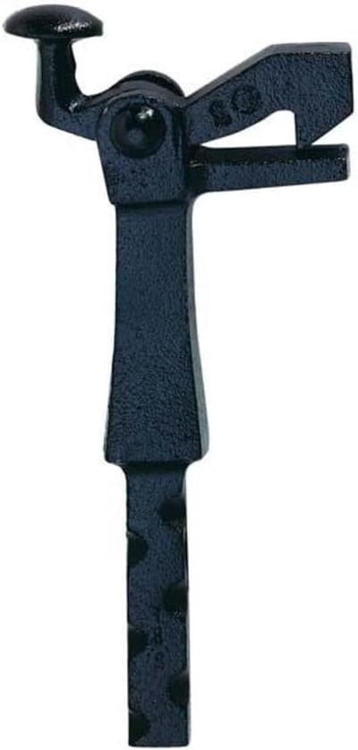 Poortvastzetter - Deurhouder - Poorten Vastzetten - Met Steenrol - 117 mm - Zwart