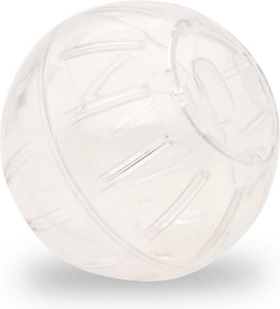 Hamsterbal premium, transparant. 12,5 cm.
