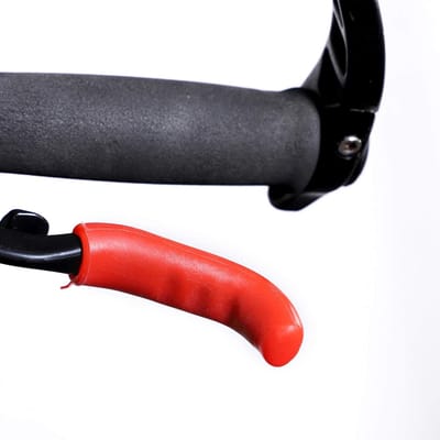 Fiets Remhendel Grips - Remgreep Covers - Comfortabel Fietsen - Schokabsorberend Ontwerp - 7.5 x 1.7 cm - Rood