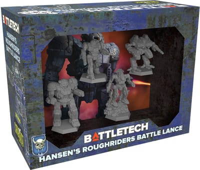 BattleTech: Hansens Roughriders Battle Lance - Miniatures - Catalyst Game Labs