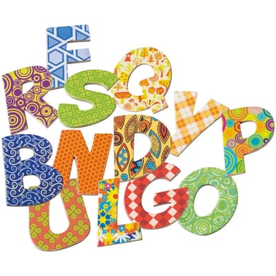 Cayro Magnetische Letters - 60 Gedecoreerde Letters voor Woorden Vormen op Koelkast of Whiteboard - Leren Lezen en Schrijven - Vanaf 3 Jaar - Cayro Collection