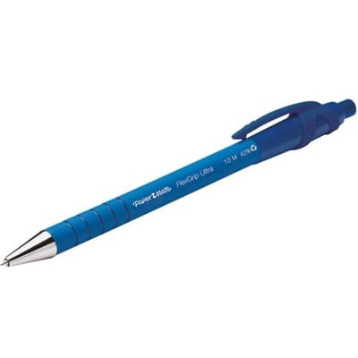 Balpen Paper Mate Flexgrip Ultra medium blauw | 12 stuks
