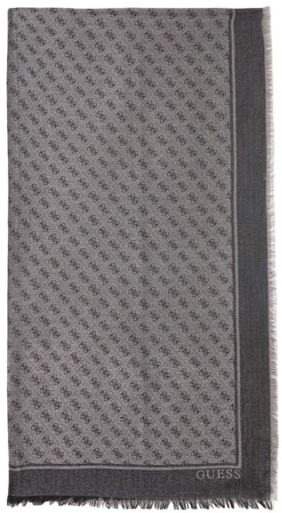 Guess Sjaal 90x180 Dames - Zwart - Rechthoekig - One Size