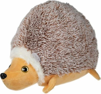Pluche egel knuffel - lichtbruin/beige - 23 cm - Dieren knuffels - Egeltjes knuffelbeesten