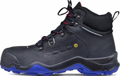 HKS Delta 1 NTP S3 werkschoenen - veiligheidsschoenen - safety shoes - hoog - heren - composiet - antislip - ESD - lichtgewicht - zwart - maat 41