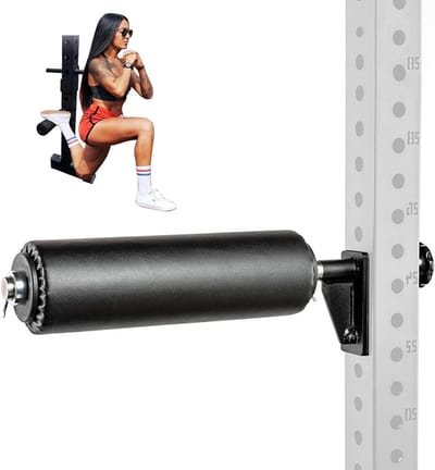 Squat Roller - Been Bevestiging - Kracht Training - Ergonomisch Ontwerp - 53 cm Lengte - Zwart