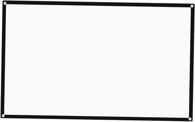 Projectiescherm - Buitenscherm Filmdoek - Thuisbioscoop Creëren - Kreukvrij Polyester - 60 Inch - Wit