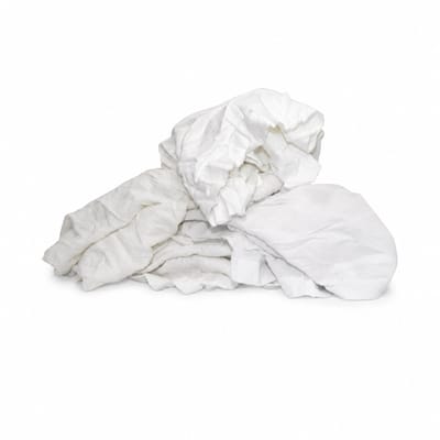 Poets doeken witte lappen 10kg scheepskwaliteit (oud en gewassen textiel) 10kg (6151805826891)