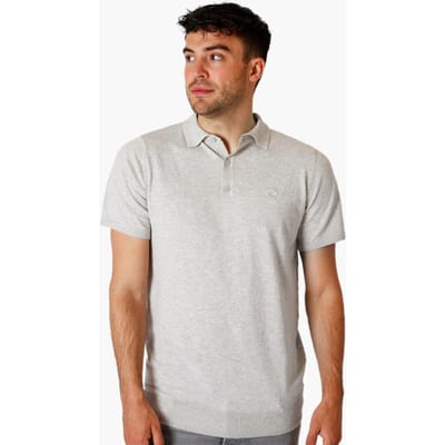 Q1905 Polo shirt hessum licht melange