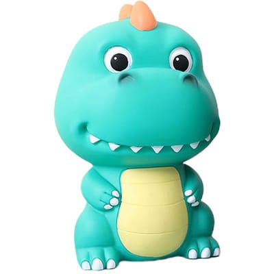 Dinosaurusvorm Emaille Spaarpot Creatieve Cartoon Dier Spaarpot Geld Munt Bank Huisdecoratie Opbergdoos Kerstcadeau blue