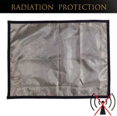 2 Stuks Anti-stralings Koper Deken 30cm X 40cm- Conductieve Mat voor Dijen - Laptop Pad met EMF Straling afscherming - Metallisch Vezeldoek voor Signaalblokkering - Stralingsbescherming, Gezondheid, Laptopaccessoires