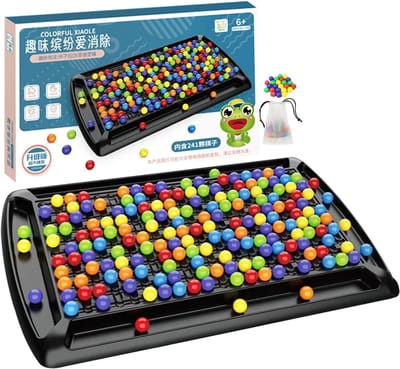 Intellectueel schaakspel - Strategiespel - Familieavond Spel - Regenboog Ontwerp - 46 x 27.7 cm - Multicolor