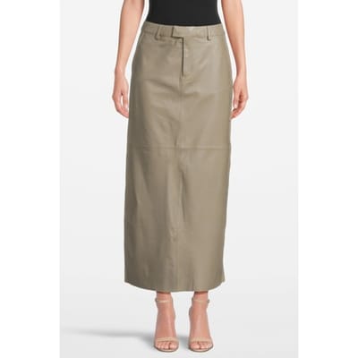 ALTER EGO Lori Skirt Sage Green Maat: S | Leren rokken Outlet | Dames | Groen