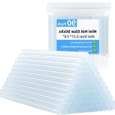 Kleine Heetlijmstiften - Mini Lijmstaven - Hobby Knutselen - Hoge Lijmsterkte - 90 Stuks - Transparant
