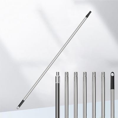 Verlengstang Verfroller - Telescoopstang - Schilderen Hoge Muren - Verstelbare Lengte - 2.8 Meter - Zilver