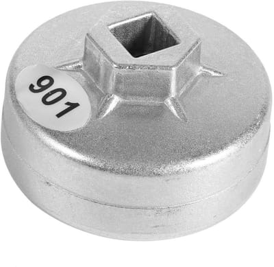Dailygoods- Oliefilterdopsleutel 65 mm - 14 Fluiten - Aluminium - Auto-aansluiting - Hoogwaardige duurzaamheid - Perfecte pasvorm - Oliefilter Sleutel