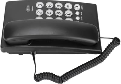 Dailygoods- Vaste Telefoon - Eenvoudig Ontwerp - Grote Toetsen - Desktopeenheid - Voor Senioren - Kwaliteitsvol Gebruik