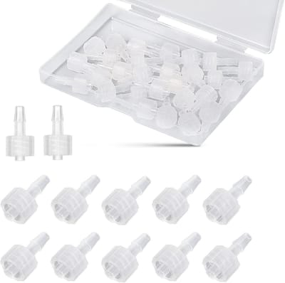 30 Stuks Luer Lock Connectoren - Transparante Male Luer Lock Adapters voor Spuitkoppeling en Medische Toepassingen