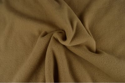 Fleece stof - Donker beige - 1 meter - Per meter - Anti pilling fleece