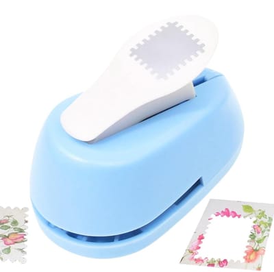 Papierpons Vierkant - Papier Snijder - Scrapbooking Maken - Precisie Snijblad - 8 x 5.4 cm - Metaal