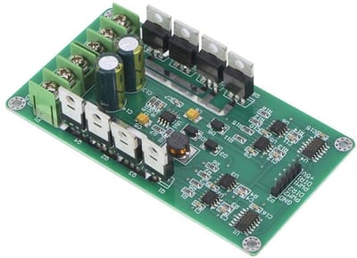 VT Goods - Dual DC Motor Driver Module - H-Bridge - Snelheidsregeling - 3~36V 10A - Voor Robot Smart Car - Compacte Aandrijfmodule
