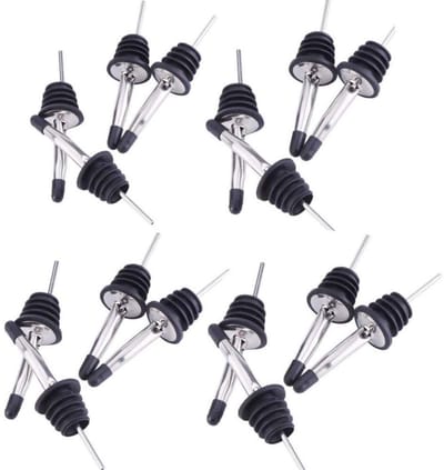 Shopcentral - Bottle Pourer - Wijn Gieters - Perfect voor Feestjes - 16 Stuks - Voor Dranken en Sauzen - Geschikt voor Bars en Thuis