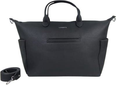 L'aphrodite - shopper - weekendtas - met laptopvak - 14 inch - zwart