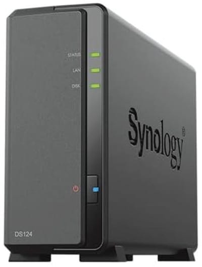 NAS-behuizing 1 bay met Quad-Core CPU en USB 3.2