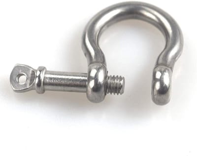 D-beugel Sluitingen - Ring Beugel - Zwaar Riggen - Roestvrij Staal 304 - M5 80kg - Zilver