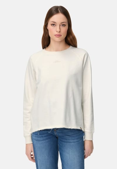 camel active Sweatshirt met ronde hals gemaakt van puur katoen - Maat - Melkwitwomenswear-XXS