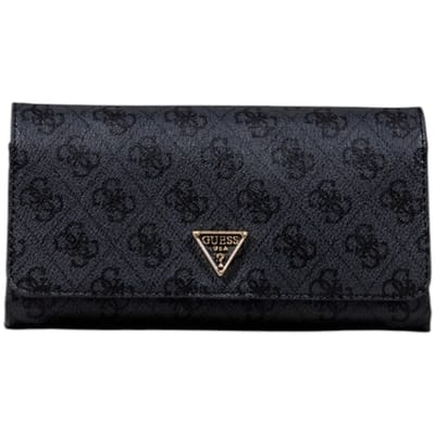 GUESS Schoudertas Noelle II Xbody Flap Organizer Coal Logo Donkergrijs
