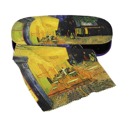 Fridolin hardcase brillenkoker met doekje - van Gogh Caf� de Nuit