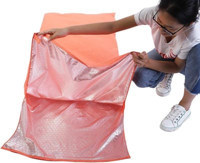 Enkele Slaapzak - Buitenslaapzak Kampeerzak - Kamperen en Outdoor - Houdt 80% warmte vast - 200 x 70 cm - Oranje