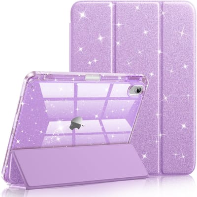 Sounix Tablet hoes Geschikt voor Apple iPad 11 (2025) A16 / Apple iPad 10.9 (2022) - Hoesje met Pencil Houder Uitsparing - Paars