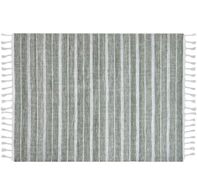 BADEMLI - Vloerkleed - Donkergroen - 160 x 230 cm - Synthetisch