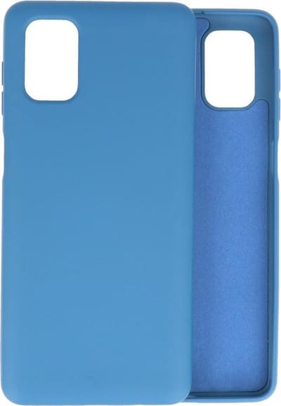 Bestcases 2.0mm Dikke Fashion Telefoonhoesje - Samsung Galaxy M51 Hoesje - Samsung Galaxy M51 Case - Galaxy M51 Backcover - Navy