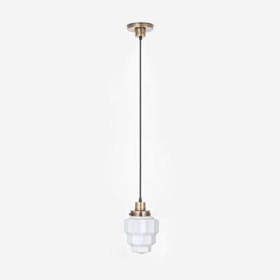 Hanglamp aan snoer Empire 20's Brons - Art Deco Trade