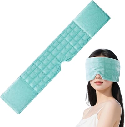 Slaapmasker - Oogmasker Verduisterend - Ontspannen Slapen - Ademend Materiaal - 29937 g - Zwart