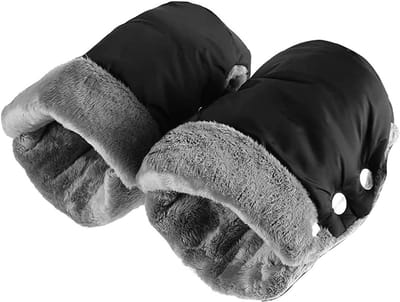 Handwarmers met fleece voering - winddichte en waterdichte bescherming voor handen bij kinderwagens en buggy's