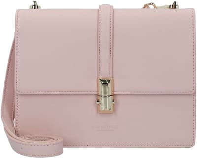 SEIDENFELT MANUFAKTUR Schoudertas Lilla Ro Boxy Crossbody Bag Powder Pink / Gold Roze