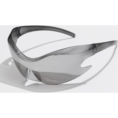 Beschermende Bril Luxe Sport Punk Y2K Zonnebril dames Heren Unieke Goggle Eén Stuk Zonnebril Hip Hop Shades UV400