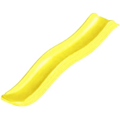 Losse Glijbaan 1,75 meter Geel voor platformhoogte 85 - 90 cm | Aanbouwglijbaan voor o.a. speeltoestel, speelhuisje | Plastic / Kunststof / HDPE