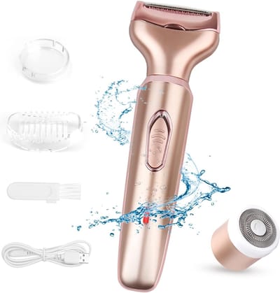 Elektrisch Scheerapparaat voor Dames – 2 in 1 Met Gezichts- en Lichaamsscheerfunctie