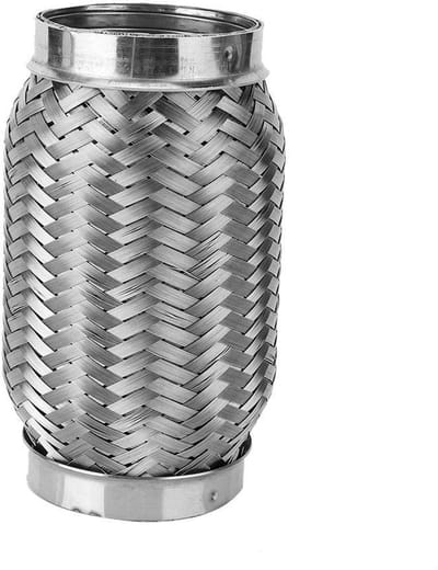 Dailygoods- Uitlaatpijp Flexibel - Roestvrij Stalen Buis - 2,5 Inch x 6 Inch - Hoogwaardig Ontwerp - Eenvoudig Onderhoud - Minimaliseert Breuken - Flexibele Buis