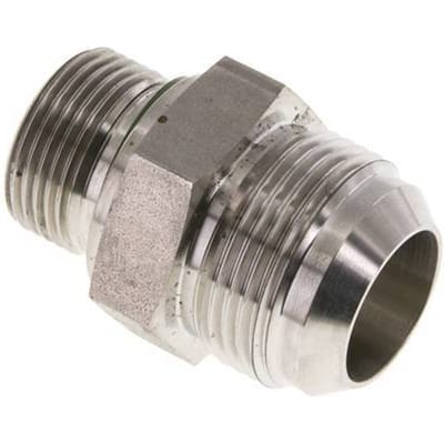JIC  Dubbele Nippel G3/4'' X UN 1-5/16''-12 RVS FKM 170bar