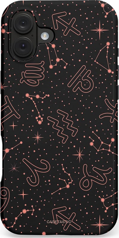 Casetastic hoesje geschikt voor Apple iPhone 16 Plus - MagSafe - Dubbellaagse bescherming - Astropuls - Fashion Case - Zwart